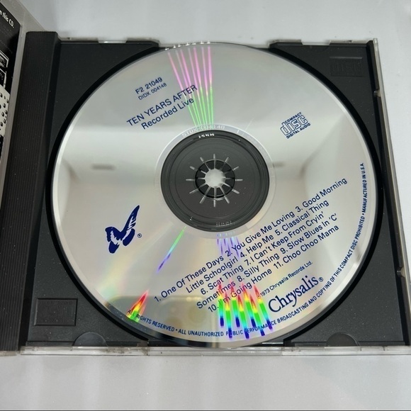 EUC-TEN Years After ALVIN LEE Recorded Live in 1973 RARE USA Chrysalis F2 21049 - Picture 4 of 9